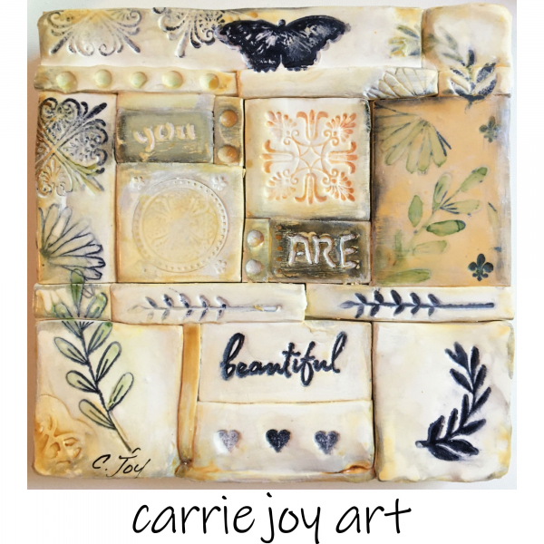 You Are Beautiful. Love Note from the Soul I. Inspirational Words and Botanicals