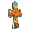 Polymer Clay Cross Ornament Talavera Style