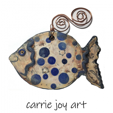 Full View Polymer Clay Fish Figure